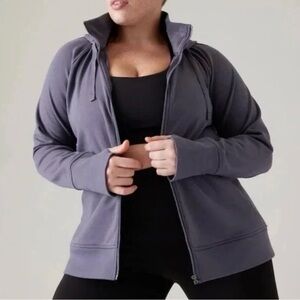 ATHLETA Triumph Hoodie  Sweatshirt DUSK PLUS SIZE 2X Purple Athleisure